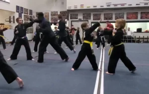 Kids karate class at Central Texas Martial Arts Hewitt TX